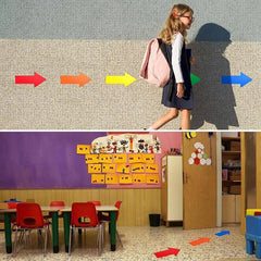 24Pcs Carpet Markers 15 Length Adhesive Dots for Classroom Sit Circles