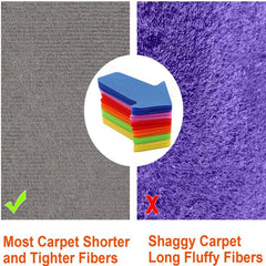 24Pcs Carpet Markers 15 Length Adhesive Dots for Classroom Sit Circles