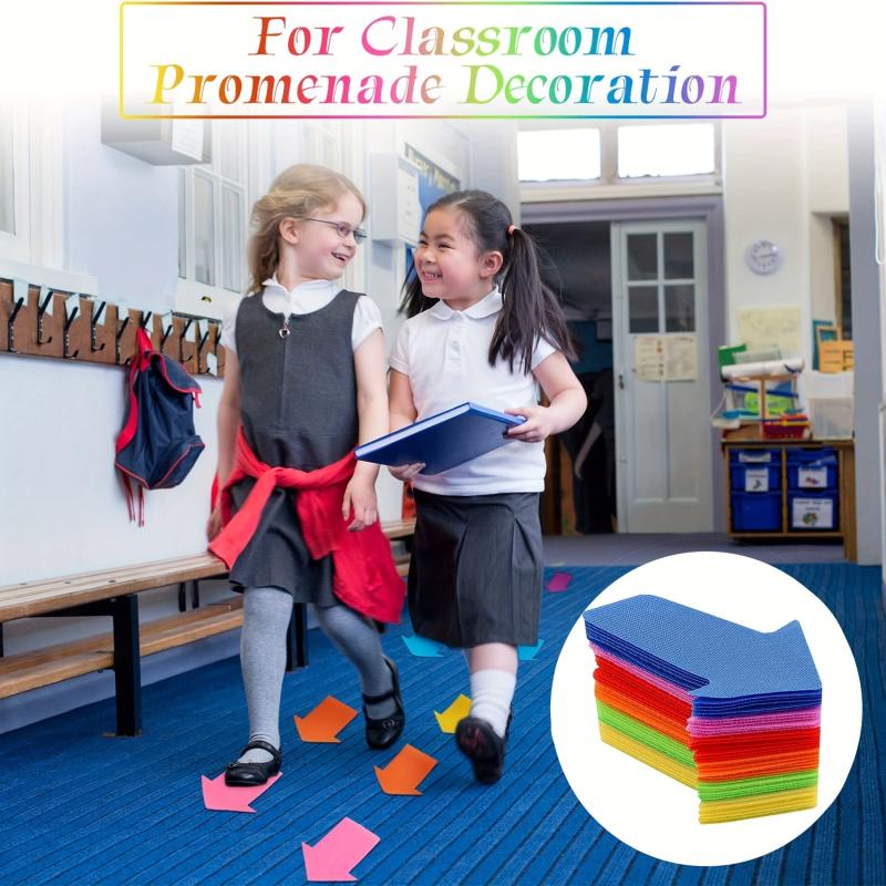 24Pcs Carpet Markers 15 Length Adhesive Dots for Classroom Sit Circles