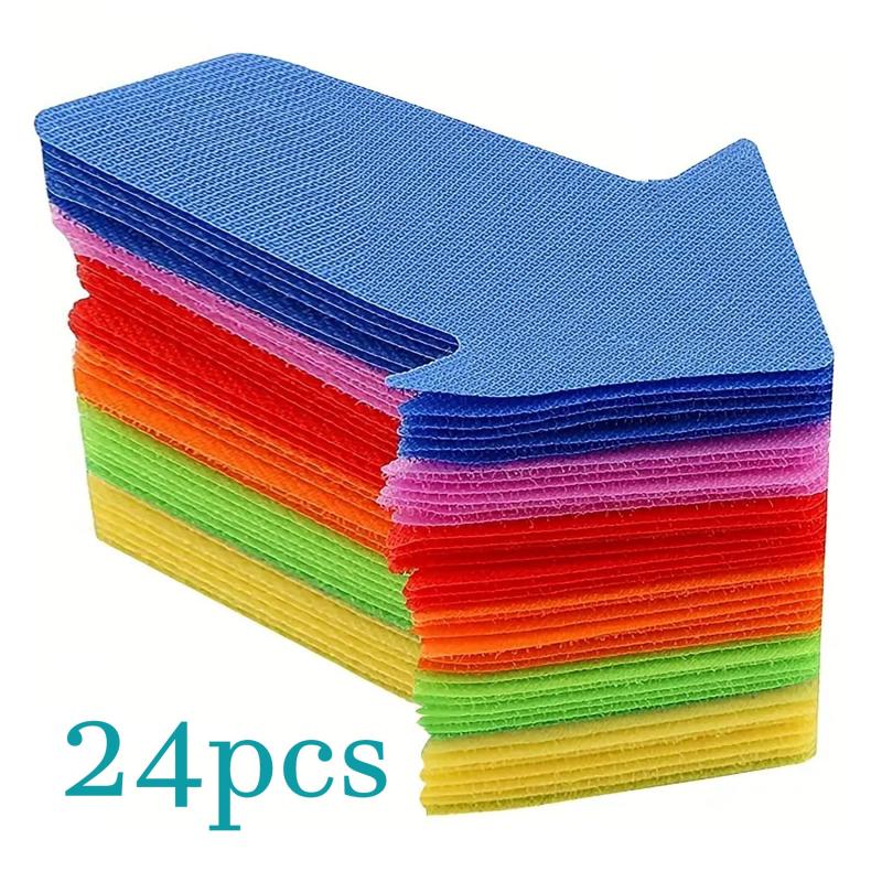 24Pcs Carpet Markers 15 Length Adhesive Dots for Classroom Sit Circles