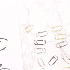 300 Mini Paper Clips in 6 Colors with Dispenser Holder