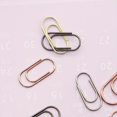 300 Mini Paper Clips in 6 Colors with Dispenser Holder