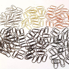 300 Mini Paper Clips in 6 Colors with Dispenser Holder