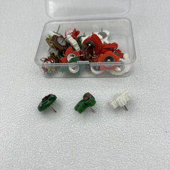 20pcs Christmas Snowflake Cork Board Pushpins