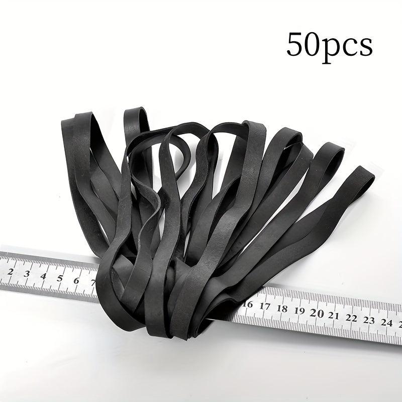 50pcs Rubber Bands Strong Elastic Band Rings for Offices Schools