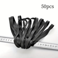 50pcs Rubber Bands Strong Elastic Band Rings for Offices Schools