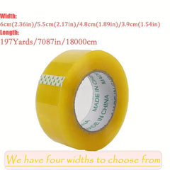16 X 197Yards Roll Packing Tape, Clear, Moving Box Mailing Tape Refills