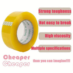 16 X 197Yards Roll Packing Tape, Clear, Moving Box Mailing Tape Refills