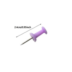 120pcs Purple Push Pins Thumb Tacks For Bulletin Board