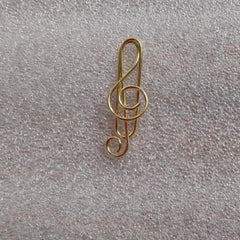 5pcs Metal Shaped Paper Clip Binder Label Clip Office Supplies