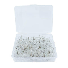 100pcs Plum Blossom Nails Transparent Flower Nails Photo Wall Decoration