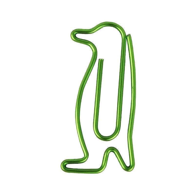 20pcs Penguin & Dolphin Paper Clips Animal Bookmarks Office School Clip