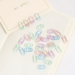 144pcs Heart-shaped Paper Clips Bookmarks for Wedding Party Decorations