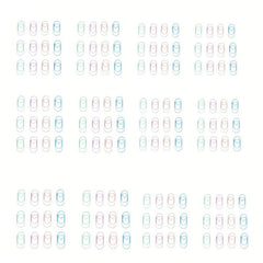 144pcs Heart-shaped Paper Clips Bookmarks for Wedding Party Decorations