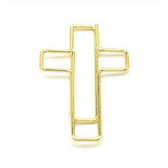Cross Paper Clip Metal Office Stationery Special shaped Paper Clip