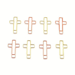 Cross Paper Clip Metal Office Stationery Special shaped Paper Clip