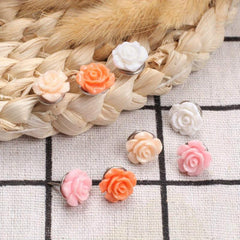 30 Flower Pushpins Colorful Thumbtacks for Photo Wall Office