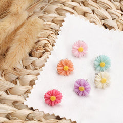 30 Flower Pushpins Colorful Thumbtacks for Photo Wall Office
