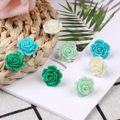 30 Flower Pushpins Colorful Thumbtacks for Photo Wall Office