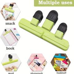 9 Sealing Clips Office Home School 6 Small 3 Large