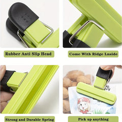 9 Sealing Clips Office Home School 6 Small 3 Large
