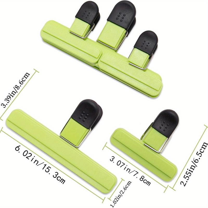 9 Sealing Clips Office Home School 6 Small 3 Large