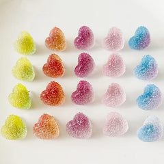 10pcs Gradient Candy Heart Thumbtacks for Bulletin Boards and Photos