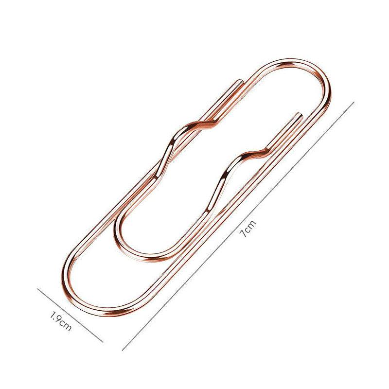20pcs Purpose Paper Clips Pen Holder Clips Notebook Pin For Journal