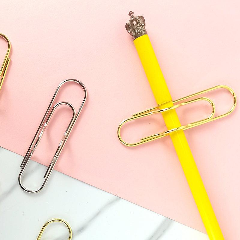 20pcs Purpose Paper Clips Pen Holder Clips Notebook Pin For Journal