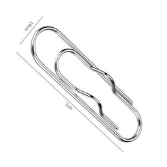 20pcs Purpose Paper Clips Pen Holder Clips Notebook Pin For Journal