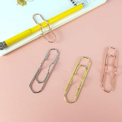 20pcs Purpose Paper Clips Pen Holder Clips Notebook Pin For Journal