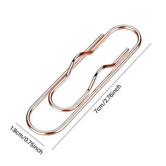 20pcs Purpose Paper Clips Pen Holder Clips Notebook Pin For Journal