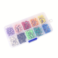 600 PCS Push Pins Map Tacks 1 8 Inch Round Head With Stainless Point