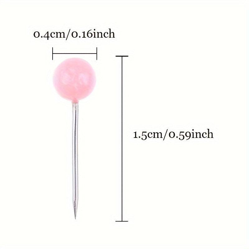600 PCS Push Pins Map Tacks 1 8 Inch Round Head With Stainless Point