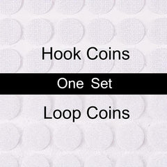 600pcs Self Adhesive Dots 0.39in Diameter Hook and Loop Dot Tape