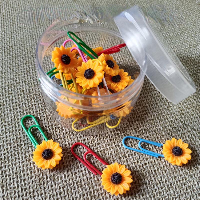 Colorful Paper Clip Love Sun Flower Zou Chrysanthemum Butterfly Paper Clip