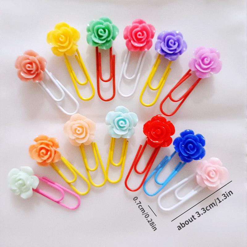 Colorful Paper Clip Love Sun Flower Zou Chrysanthemum Butterfly Paper Clip