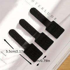 Self Adhesive Snap Hook And Loop Fastener Cable Fixing Artifact