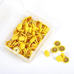 100pcs Colorful Wrapped Pushpins for Home School Office