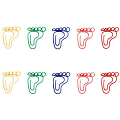 12pcs Colorful Music Note Cat Metal Paper Clip Bookmark