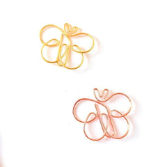 12pcs Cartoon Animals Paper Clips - Bees, Butterflies Office Bookmarks