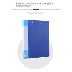 6pcs A4 File Folder Double Strong Clip Colorful Office Supplies
