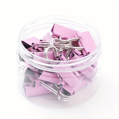 Macaron Style Multicolor Binder Clip 19mm Metal Clip Office Sealing Clip