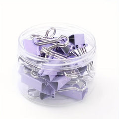 Macaron Style Multicolor Binder Clip 19mm Metal Clip Office Sealing Clip