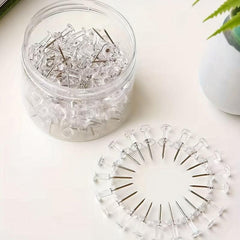 Transparent I shaped Nails Boxed With 100 Pieces