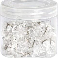 Transparent I shaped Nails Boxed With 100 Pieces