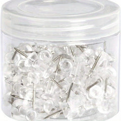 Transparent I shaped Nails Boxed With 100 Pieces