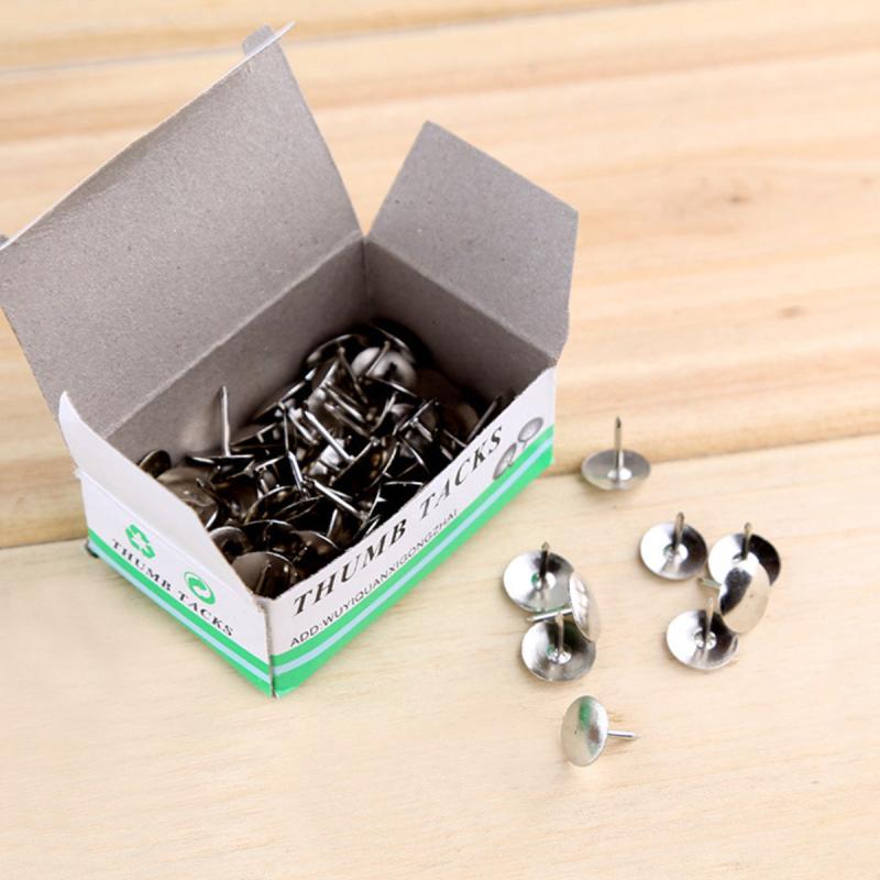 Pushpins Box - Pack of 100 Standard Office Pins