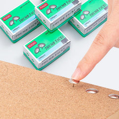 Pushpins Box - Pack of 100 Standard Office Pins