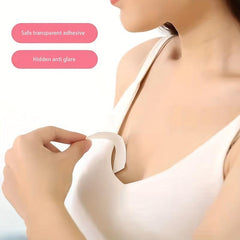 36 Pcs Double Sided Tape Collar Fix Transparent Anti Glare Sticker